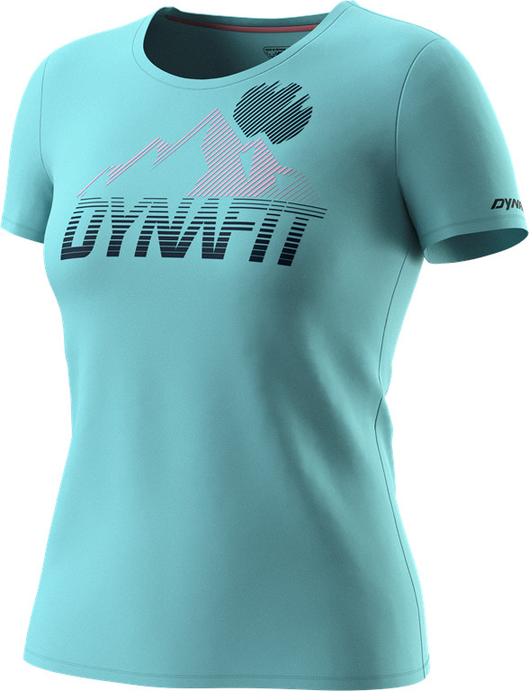 Triko Dynafit Transalper Graphic S/S Tee W marine blue Barva: modrá, Velikost: L