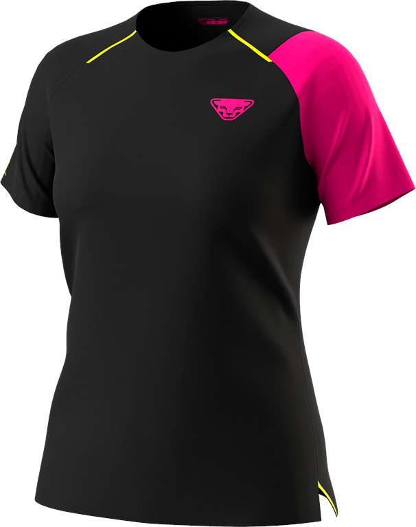 Triko Dynafit DNA W pink glo Barva: černá / růžová, Velikost: L
