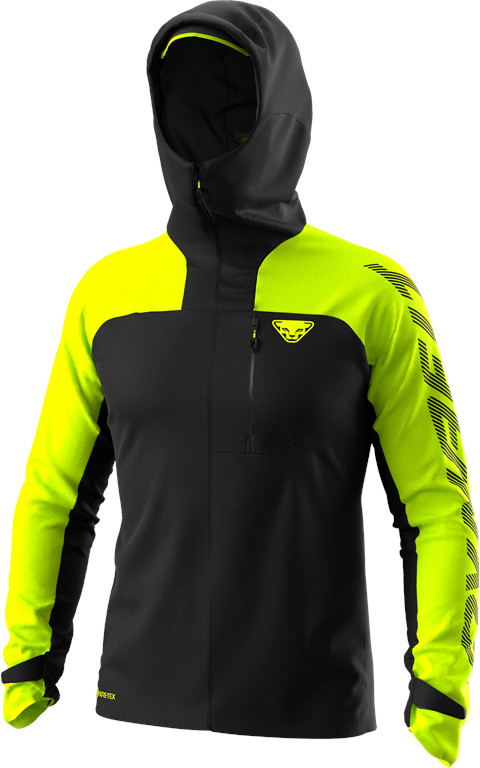 Bunda Dynafit Elevation GTX black out lime punch Barva: černá / žlutá, Velikost: L