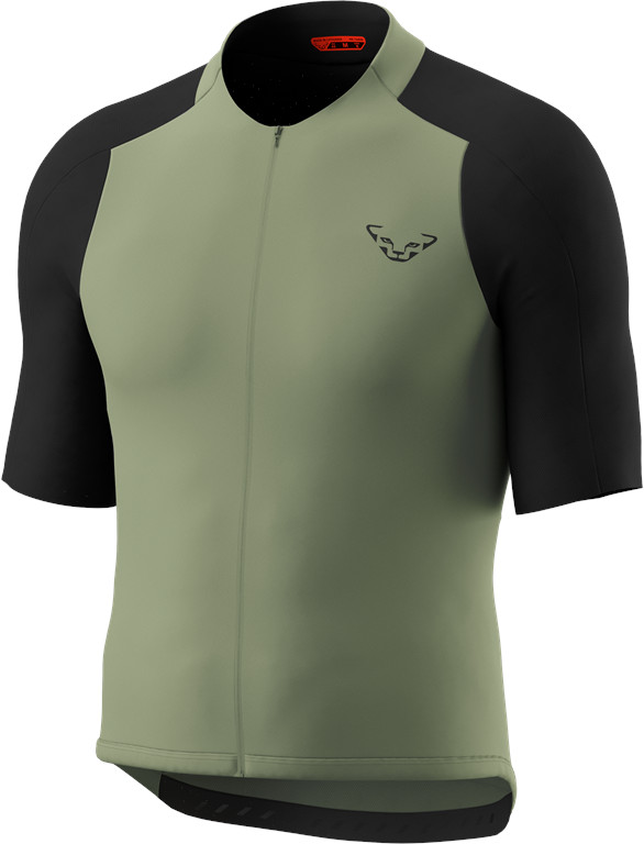 Dres Dynafit Ride Light S/S Full Zip Jersey sage Barva: zelená / modrá, Velikost: M