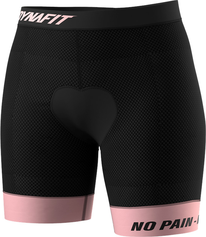 Vnitřní kalhoty Dynafit Ride Padded W black out/0911 Barva: černá / starorůžová, Velikost: S