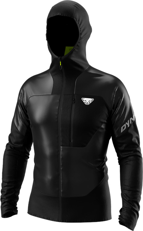 Bunda Dynafit Elevation Alpha Hybrid black out fluo yellow Barva: černá, Velikost: S