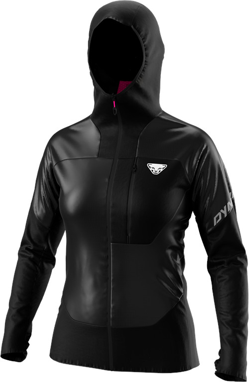 Bunda Dynafit Elevation Alpha Hybrid W black out pink glo Barva: černá, Velikost: L