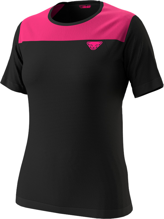 Triko Dynafit Elevation Merino W flamingo Barva: černá / růžová, Velikost: M / L