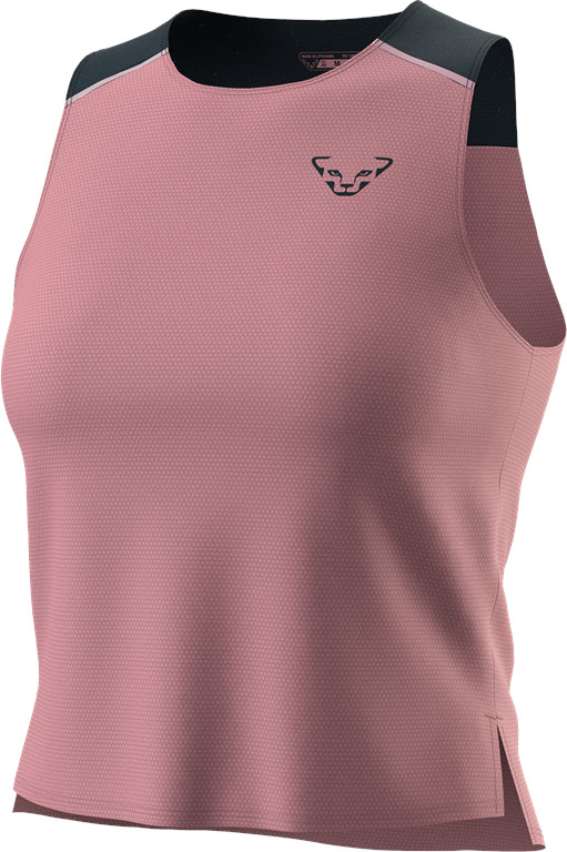 Tílko Dynafit Sky Crop Top W mokarosa Barva: starorůžová / modrá, Velikost: L
