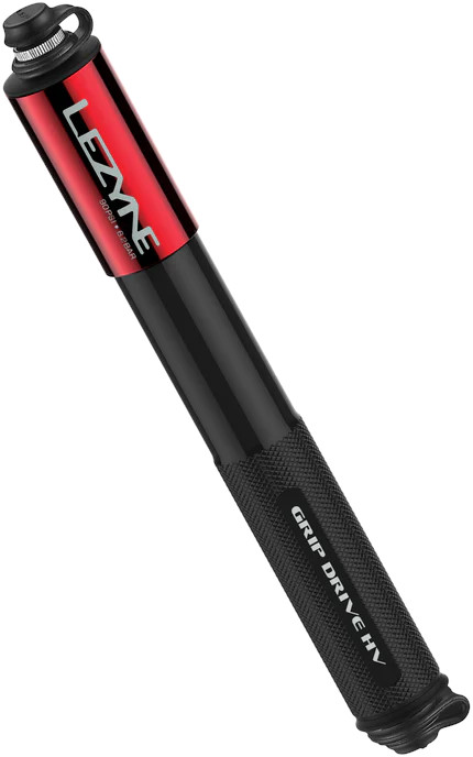 Pumpa Lezyne Grip Drive HV - M red Barva: černá / červená