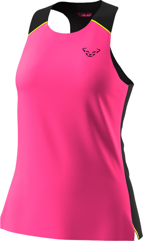 Tílko Dynafit DNA W pink glo Barva: růžová / černá, Velikost: S