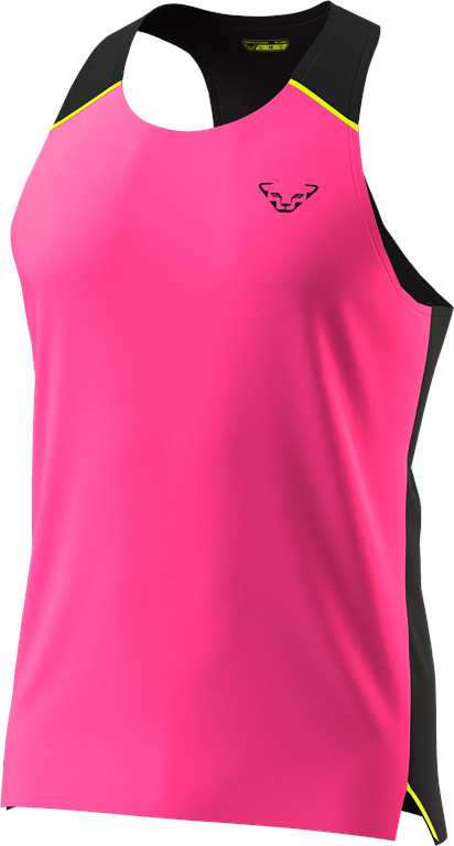 Tílko Dynafit DNA pink glo Barva: růžová / černá, Velikost: L