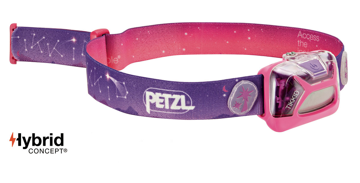 Dětská čelovka Petzl Tikkid Barva: růžová / fialová