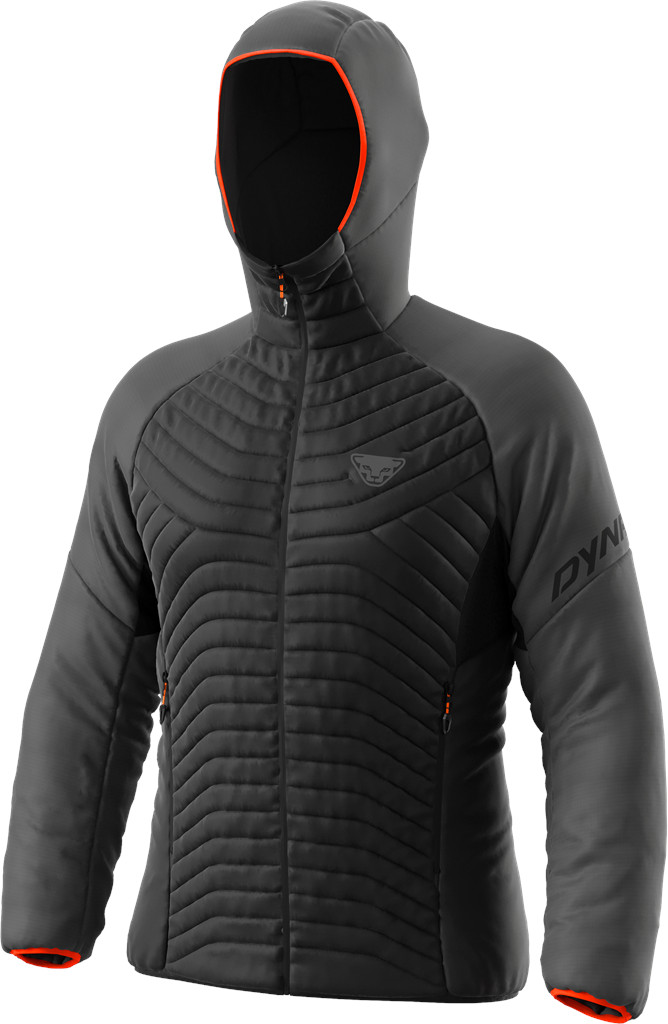 Bunda Dynafit Speed Insulation Hooded magnet Barva: černá / šedá, Velikost: XXL