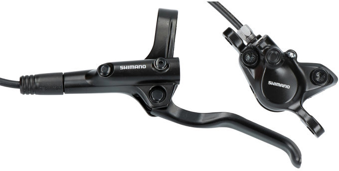 Brzdy Shimano BL-MT200/BR-MT200 Délka: 1000 mm, Strana: Levá, Brzdové destičky: Polymerové