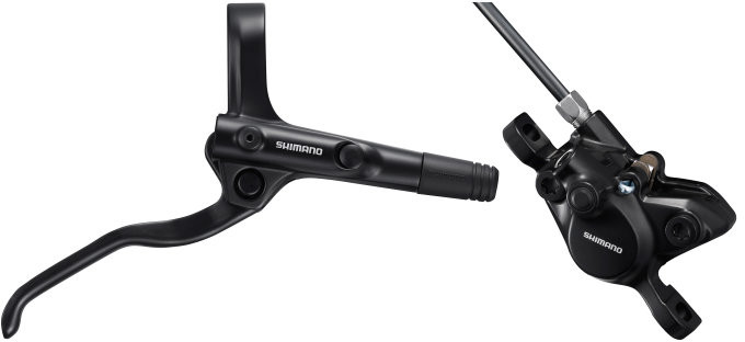 Brzdy Shimano BL-MT200/BR-MT200 Délka: 1700 mm, Strana: Pravá, Brzdové destičky: Polymerové