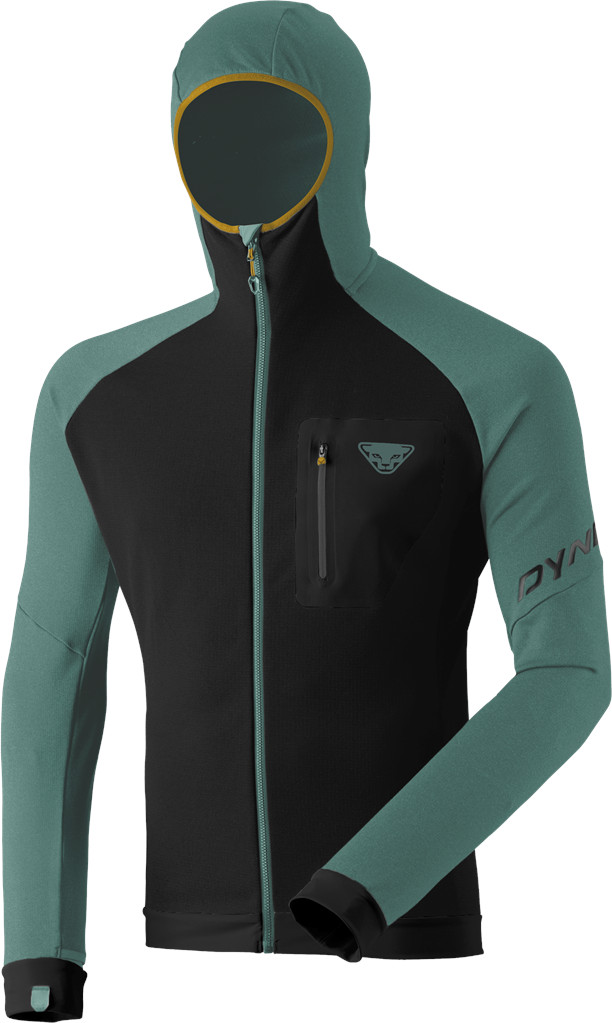 Mikina Dynafit Radical PTC Hooded atlantic Barva: černá / modrá, Velikost: XXL