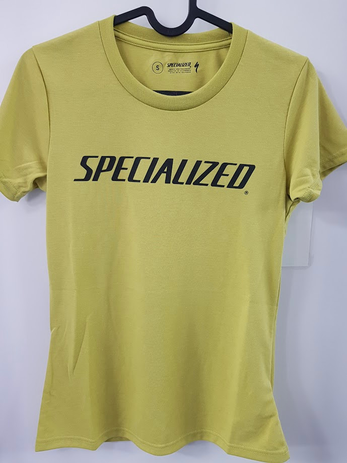 Tričko Specialized 24/7 Wordmark W olive green Barva: zelená, Velikost: M