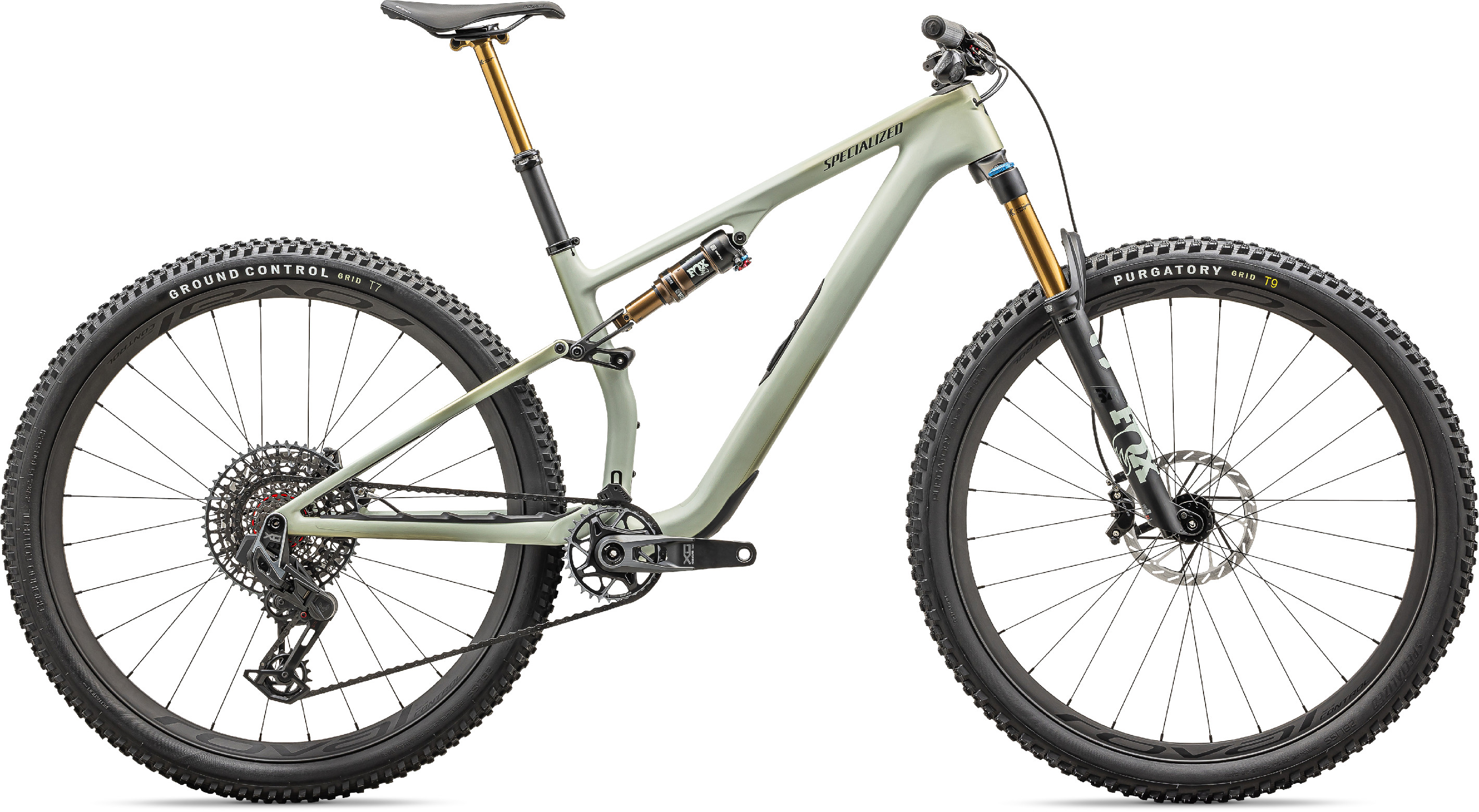 Specialized Epic 8 Evo Pro satin forest green/spruce/metallic spruce Barva: mintová / zlatá, Velikost: S