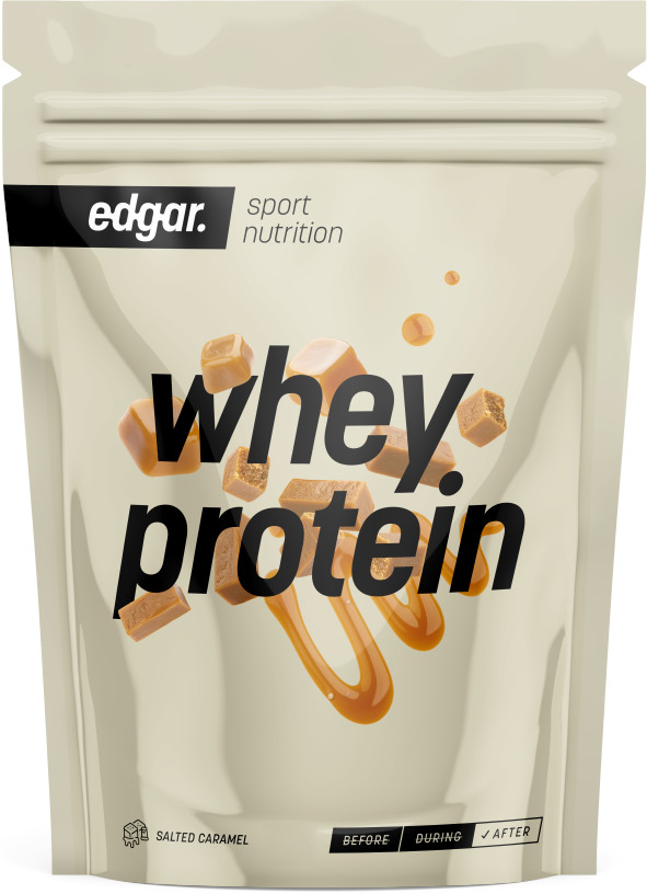 Edgar Whey Protein Váha: 800 g, Příchuť: Slaný karamel
