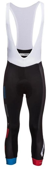 Kalhoty s laclem Felt FRD 3/4 Bib Tights Barva: černá / bílá, Velikost: M
