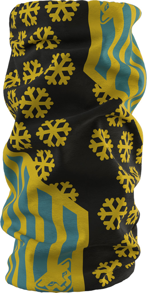 Nákrčník Dynafit Logo Neck Gaiter atlantic Barva: modrá / zlatá / černá, Velikost: UNI