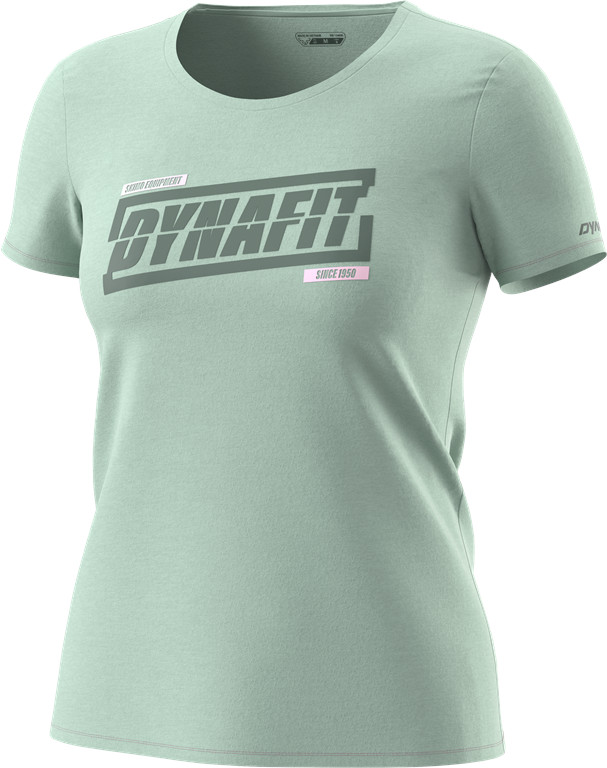 Triko Dynafit Graphic Cotton W S/S Tee jadelite Barva: mintová, Velikost: M