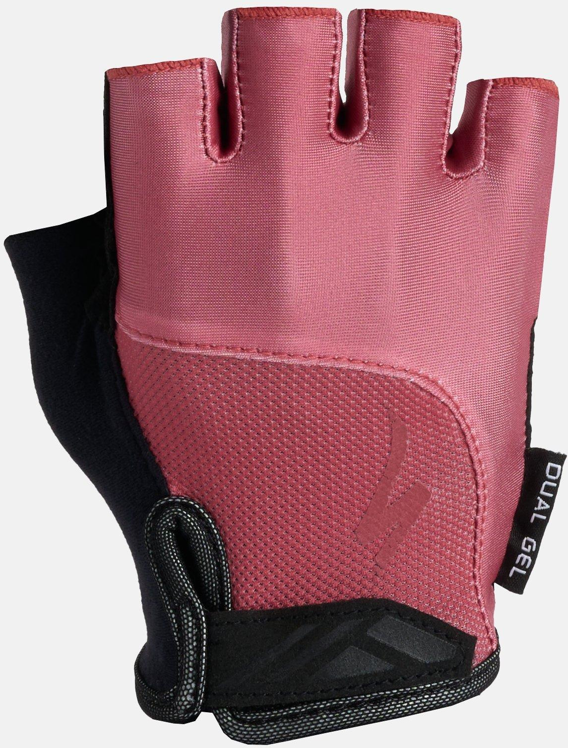 Rukavice Specialized BG Dual Gel WMN dusty rose Barva: růžová / černá, Velikost: S