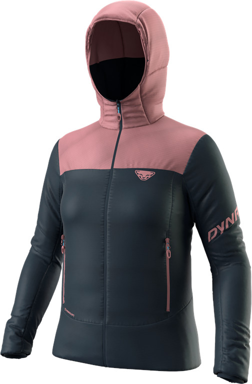 Bunda Dynafit Radical PRL Hood W blueberry mokarosa Barva: starorůžová / modrá, Velikost: S