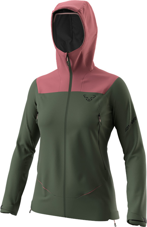 Bunda Dynafit Ridge GTX W dark rose Barva: zelená / vínová, Velikost: M