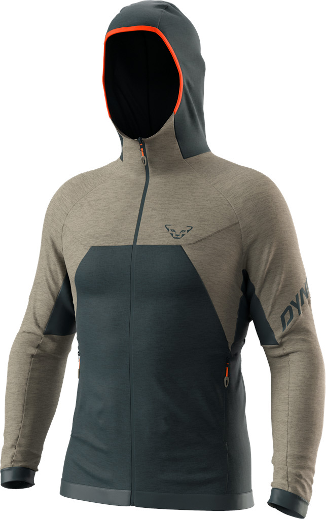 Mikina Dynafit Tour Wool Thermal Hoody rock khaki Barva: modrá / khaki, Velikost: XL