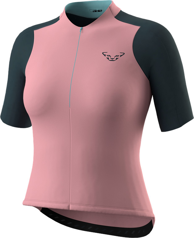 Dres Dynafit Ride Light W S/S 1/2 Zip mokarosa Barva: starorůžová / modrá, Velikost: M