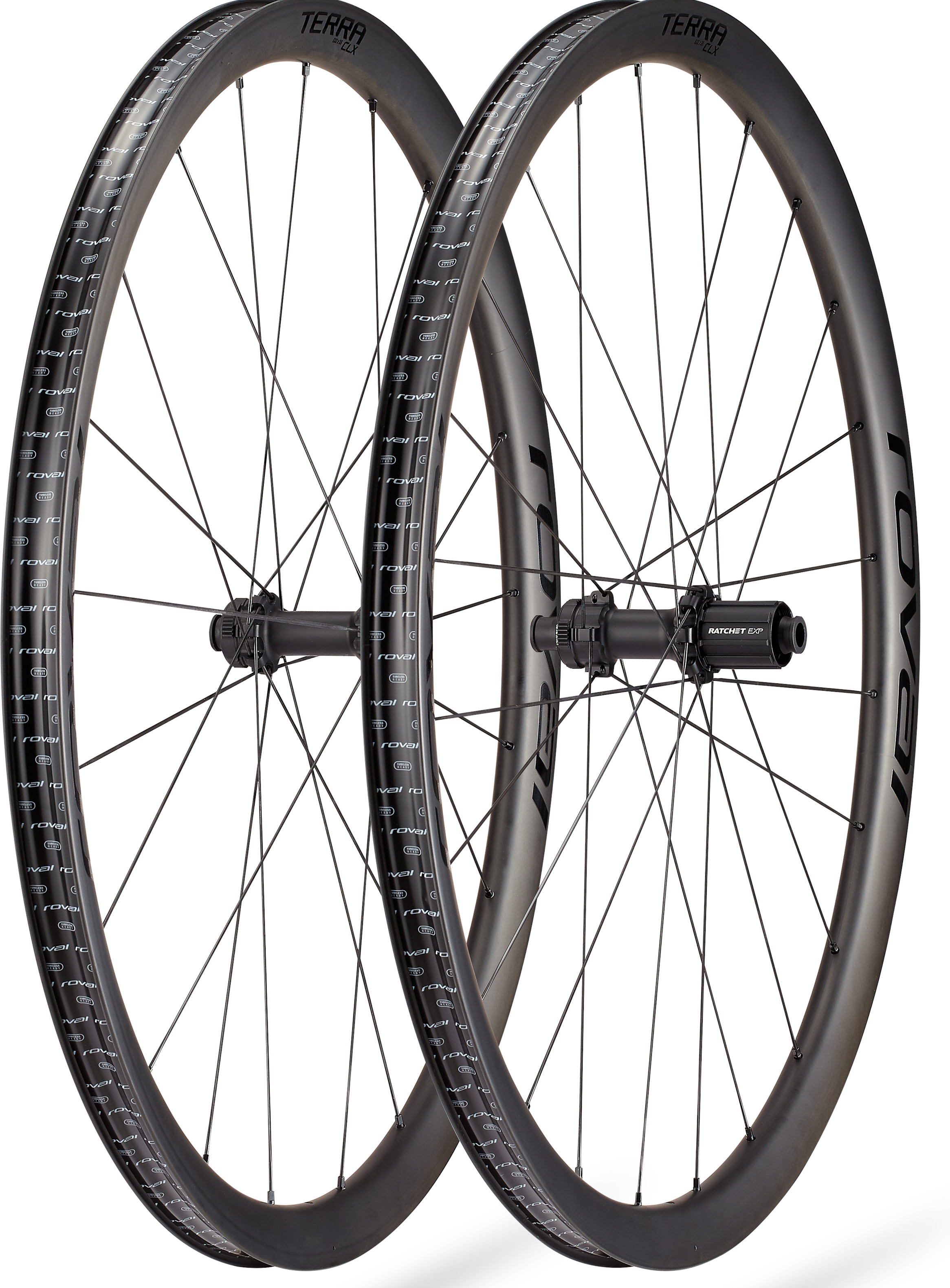 Zapletená kola Specialized Terra CLX II satin carbon/gloss black Strana: Přední