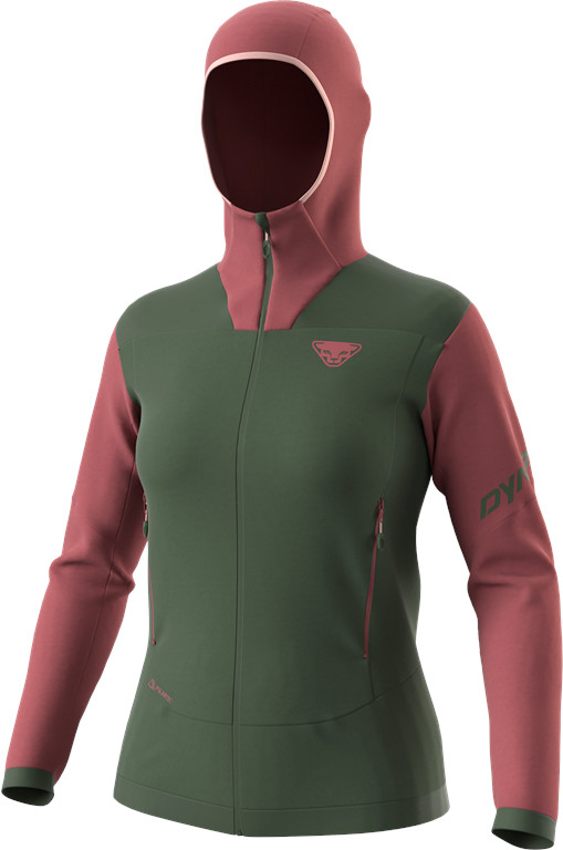 Mikina Dynafit Tigard PTC Hooded W dark rose Barva: zelená / vínová, Velikost: M