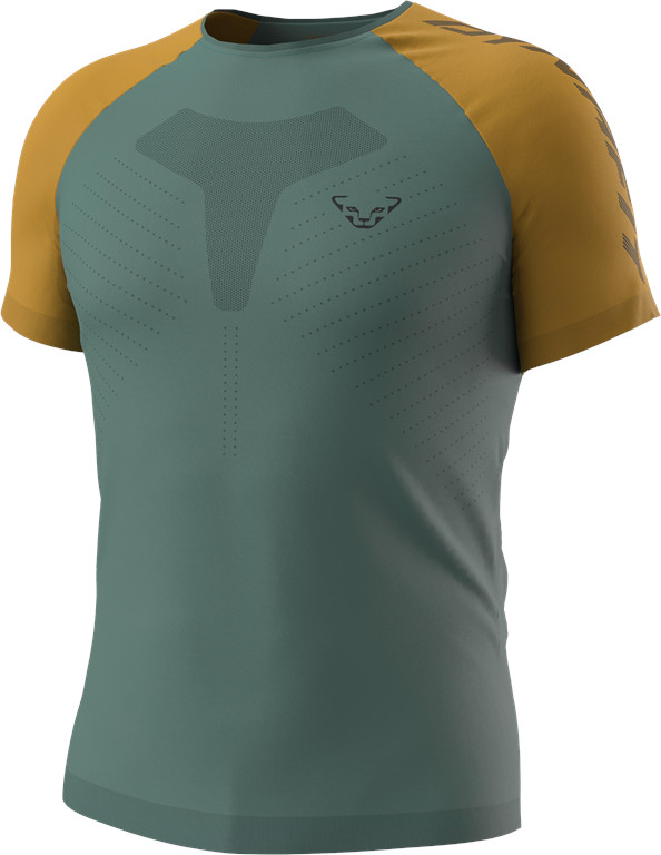 Triko Dynafit Ultra 3 S-Tech S/S TEE atlantic Barva: modrá / zlatá, Velikost: L / XL