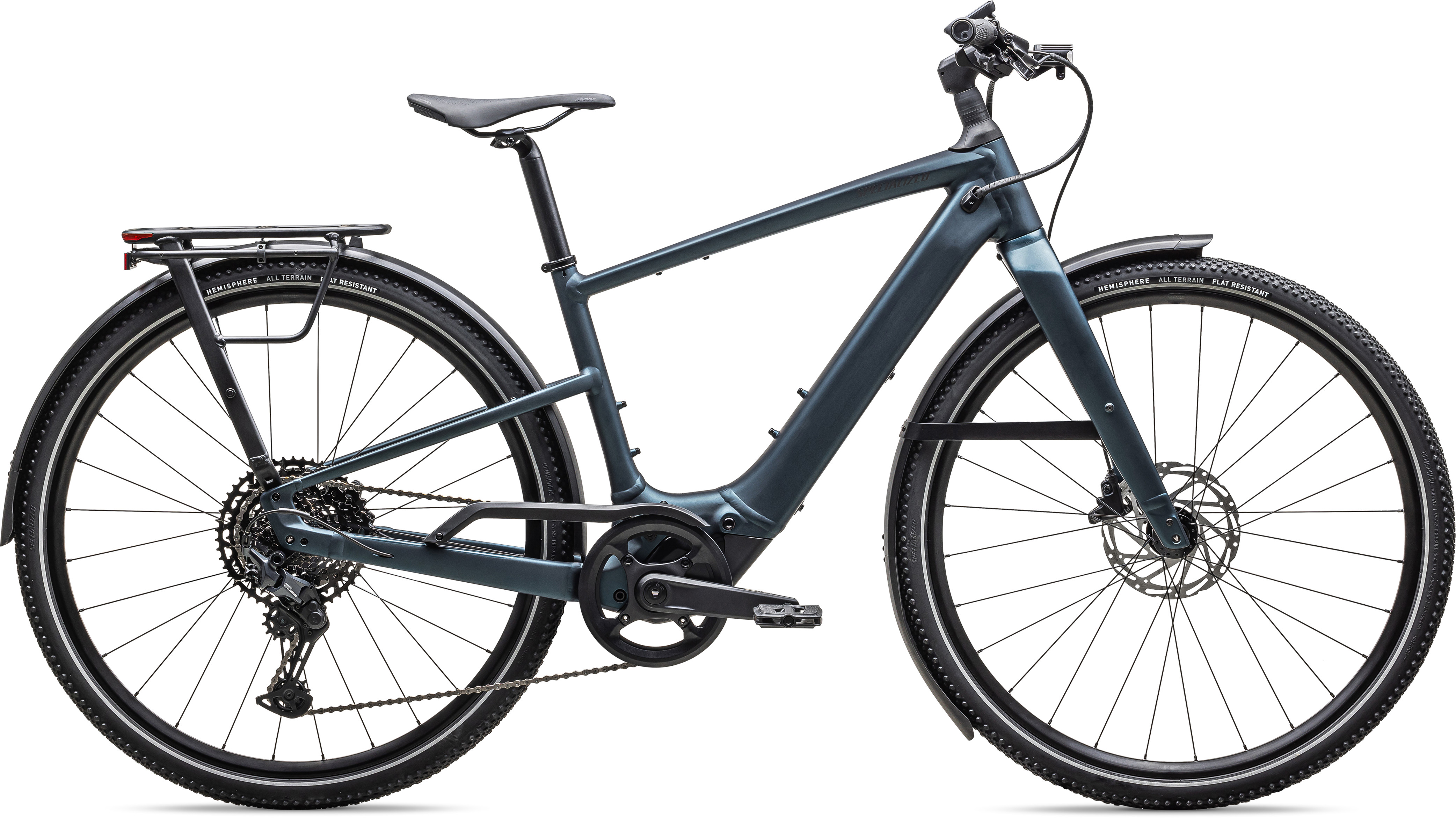 Specialized Turbo Vado SL 2 5.0 satin deep lake metallic/black liquid metal frost Barva: modrá, Velikost: XL