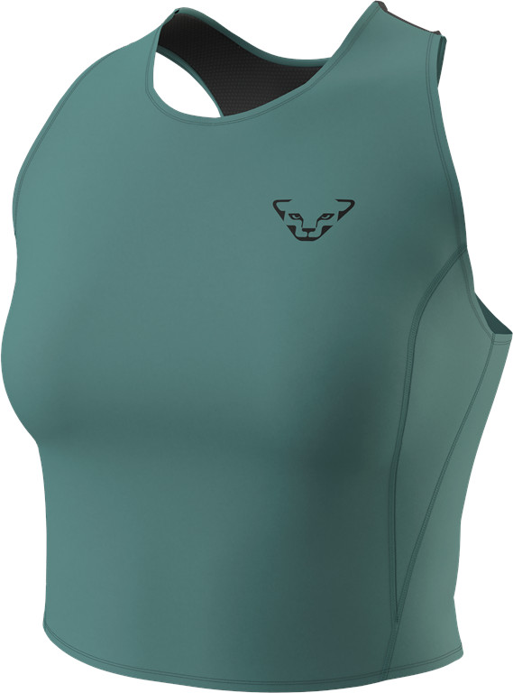 Tílko Dynafit Trail Crop Top W atlantic Barva: modrá, Velikost: S