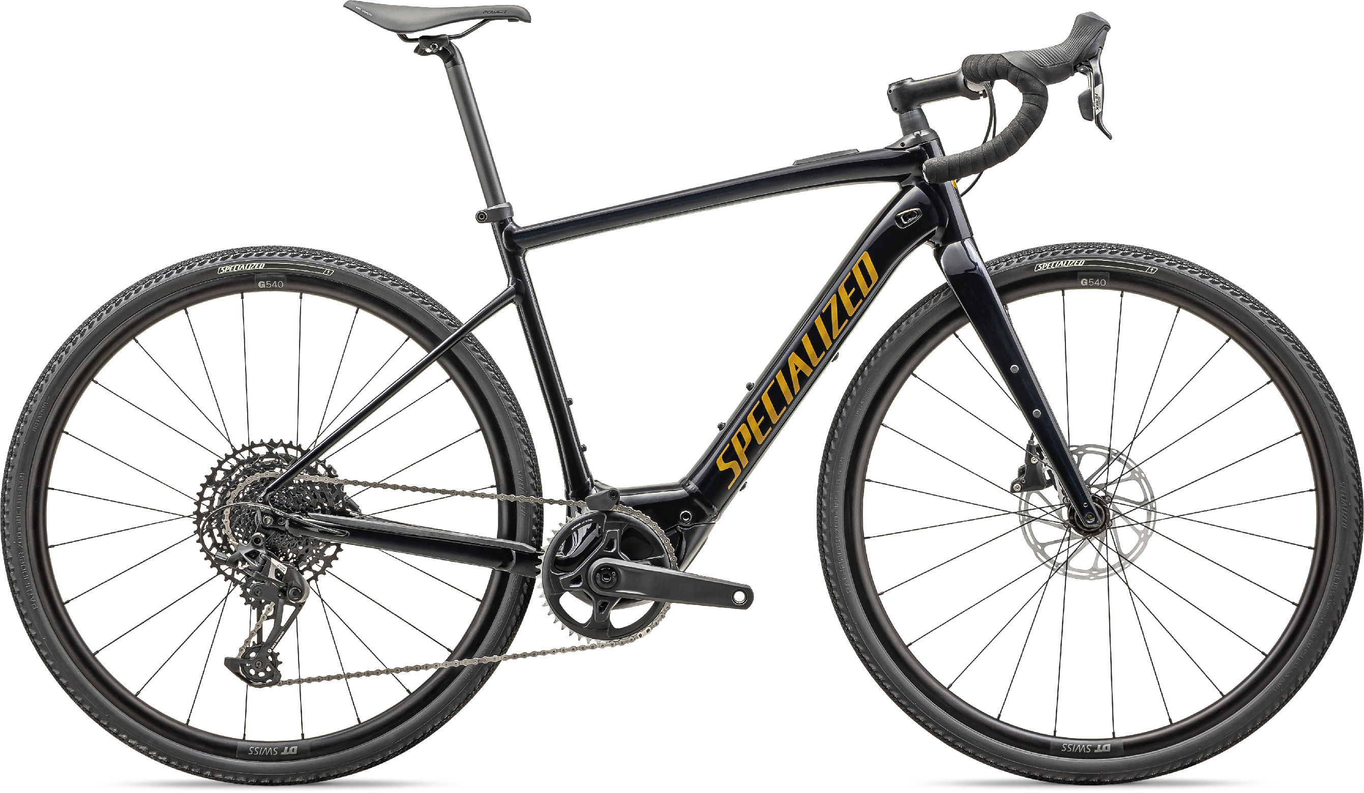 Specialized Turbo Creo 2 Comp E5 gloss metallic dark navy/harvest gold metallic Barva: černá, Velikost: XXL