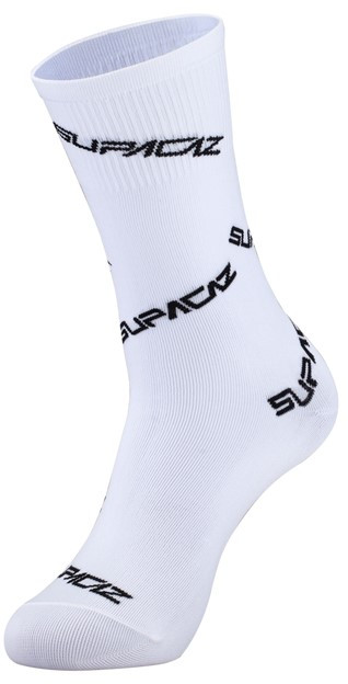 Supacaz Ponožky SupaSox Twisted white/black Barva: bílá / černá, Velikost: L