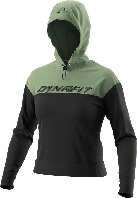 Mikina Dynafit 24/7 Hoody W sage Barva: černá / zelená, Velikost: M