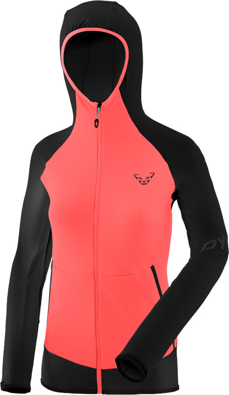 Mikina Dynafit Transalper Light PTC Hoody W black out/cabana Barva: korálová / černá, Velikost: XS