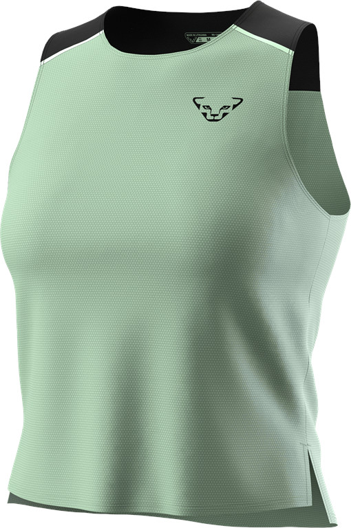 Tílko Dynafit Sky Crop Top W jadelite Barva: mintová / černá, Velikost: M