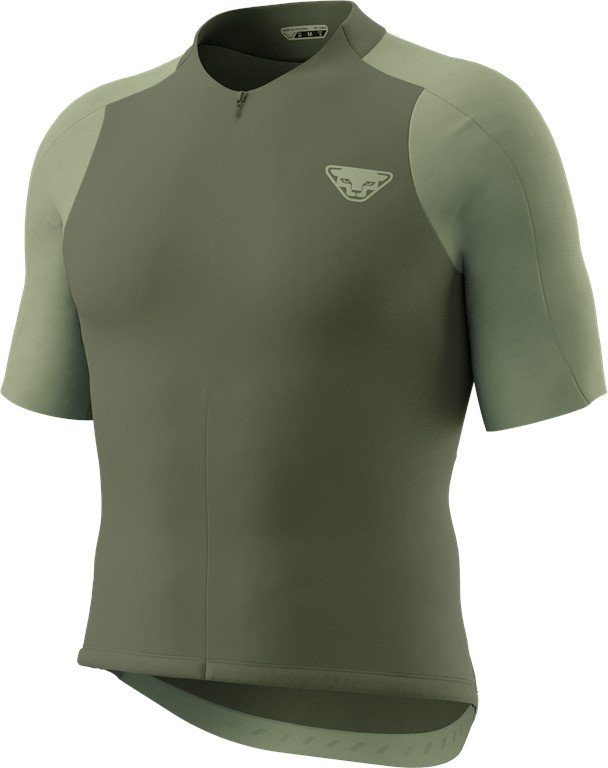 Dres Dynafit Ride Light SS 1/2 zip thyme Barva: zelená, Velikost: M