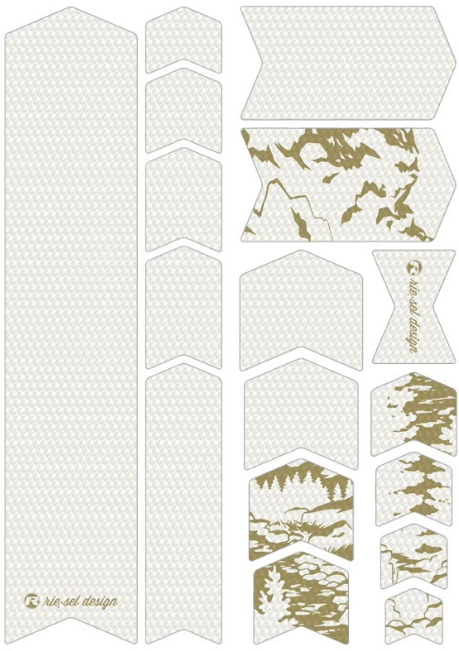 Rie:sel design Fólie na rám Rie:sel TAPE 3000 Alpine Barva: čirá / zlatá