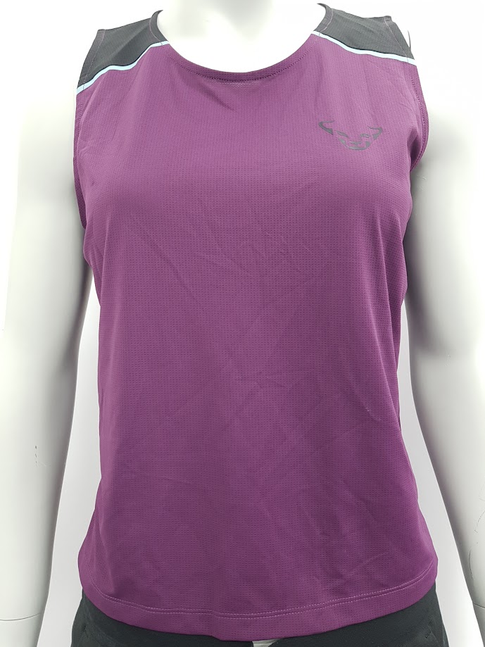Tílko Dynafit Sky Crop Top W royal purple Barva: fialová / černá, Velikost: M