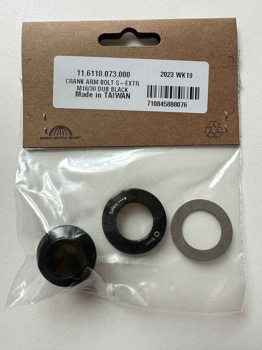 Šrouby Sram do kliky s osou M18/M30 DUB black