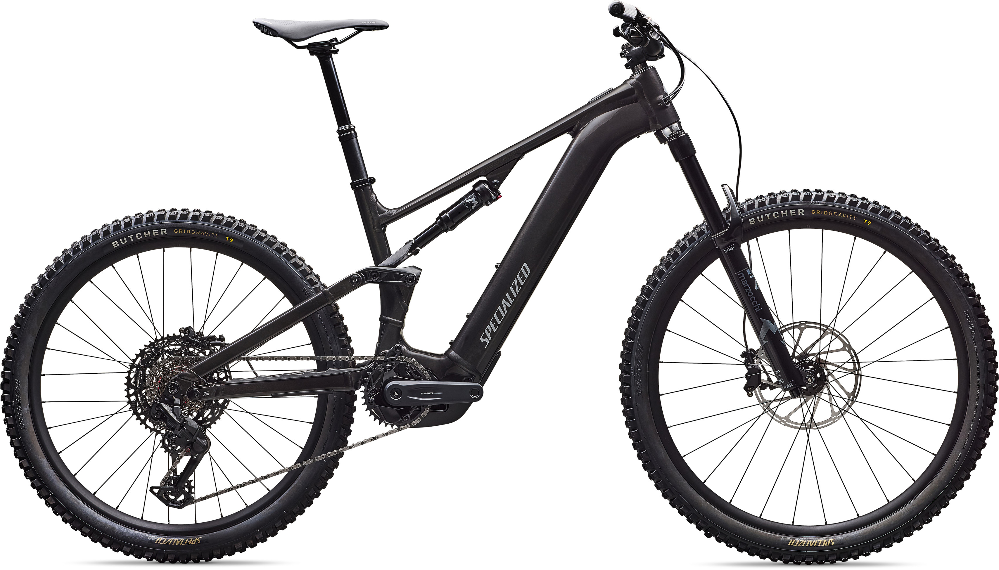 Specialized Turbo Levo 4 Alloy gloss metallic obsidian/silver dust Barva: černá, Velikost: S4