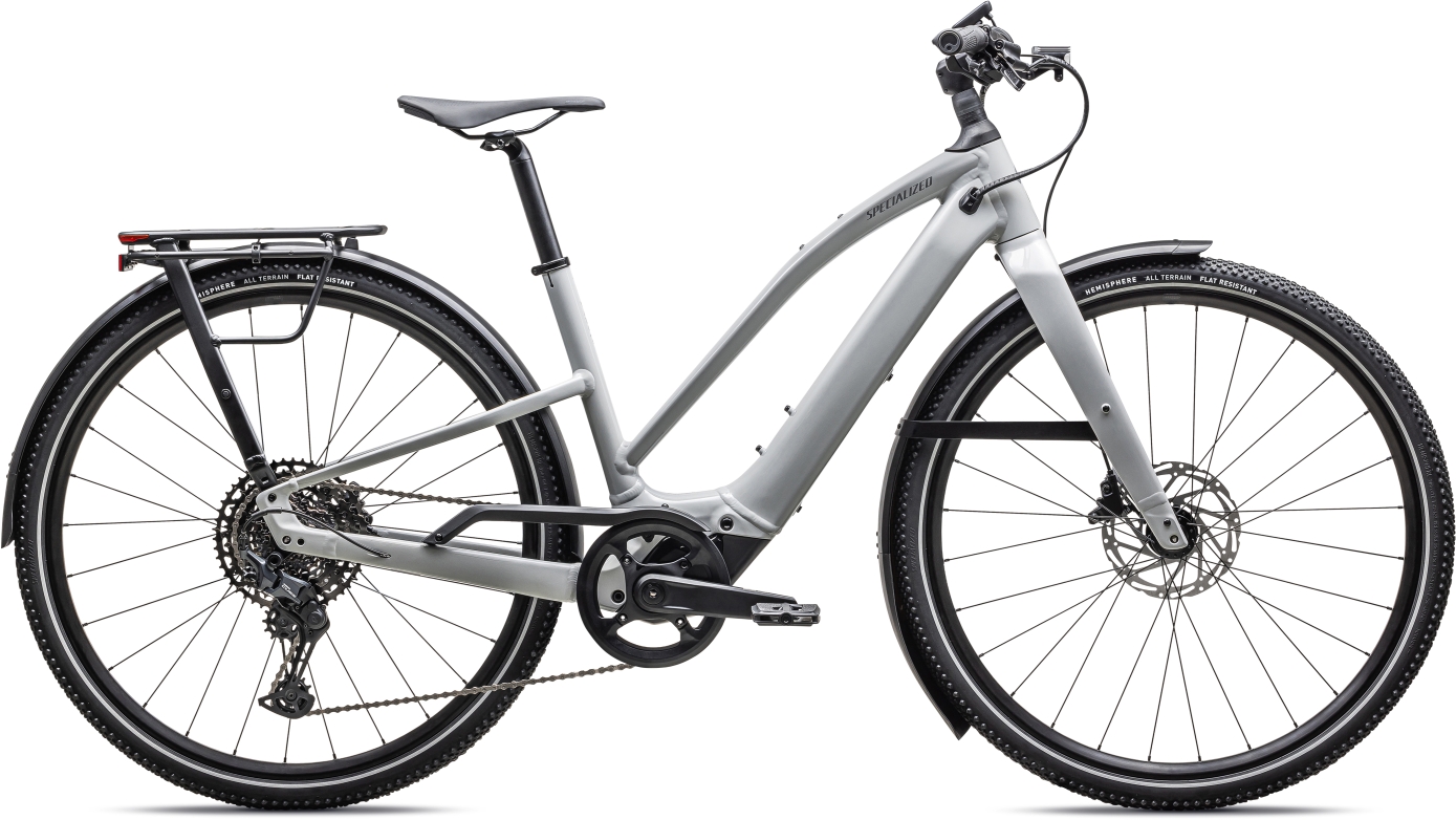 Specialized Turbo Vado SL 2 5.0 Step-Through EQ gloss dove gray/cool grey frost Barva: šedá, Velikost: L