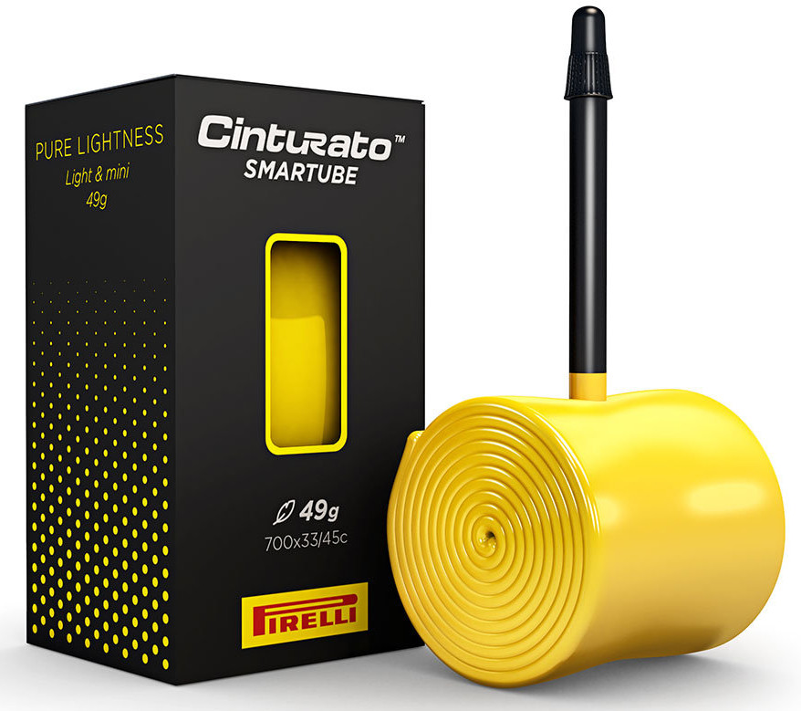 Duše Pirelli Cinturato SmarTube yellow w/black valve Velikost: 700c, Délka: 60 mm, Šířka: 33 - 45c