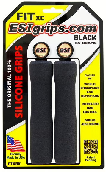 ESI Grips Gripy ESI FIT XC 65grams Barva: černá