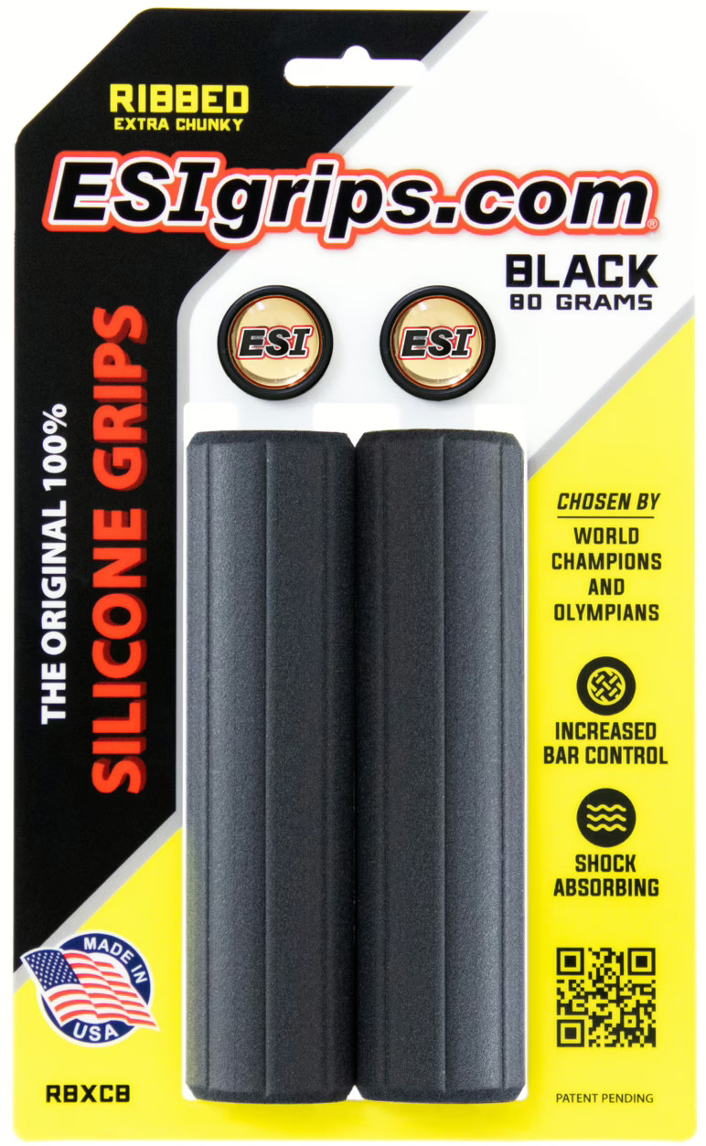 ESI Grips Gripy ESI Ribbed Extra Chunky Barva: černá