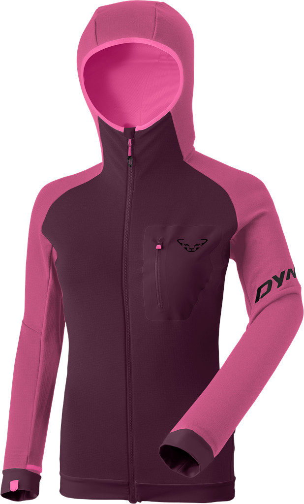 Mikina Dynafit Radical PTC Hooded W magenta Barva: růžová, Velikost: L