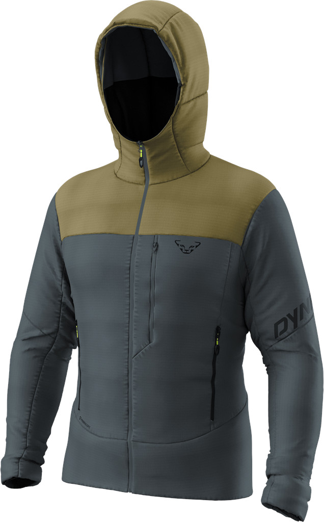 Bunda Dynafit Radical PRL Hood military green Barva: šedá / zelená, Velikost: L