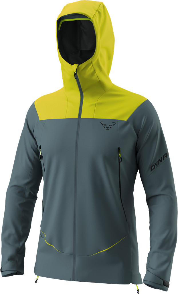 Bunda Dynafit Ridge GTX golden lime Barva: šedá / limetková, Velikost: M